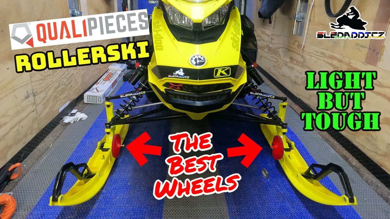 Rollerski by Qualipieces | The BEST Wheels for a Snowmobile | Install on a 2022 Renegade XRS