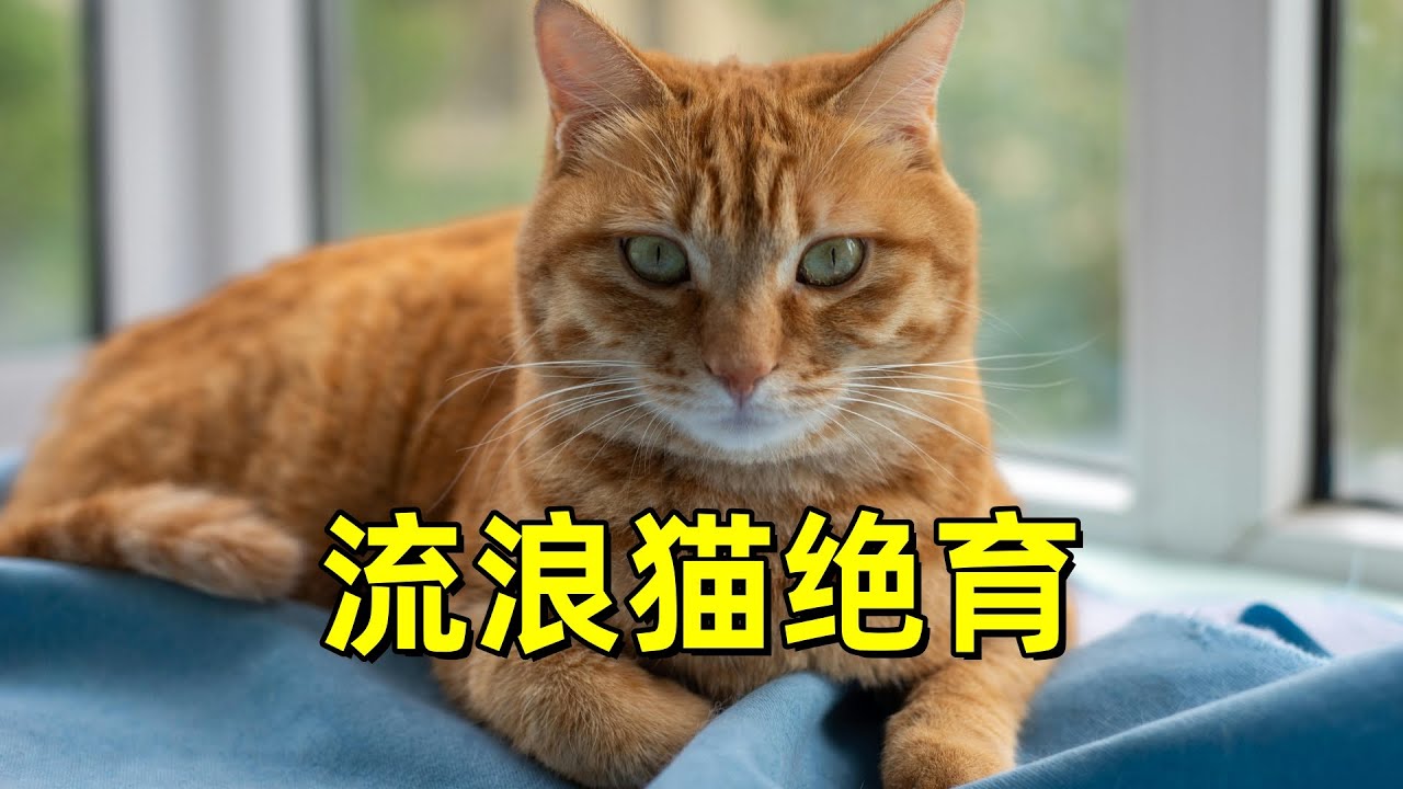 流浪猫白仔绝育完后，恢复的很好，再过些天计划放她自由