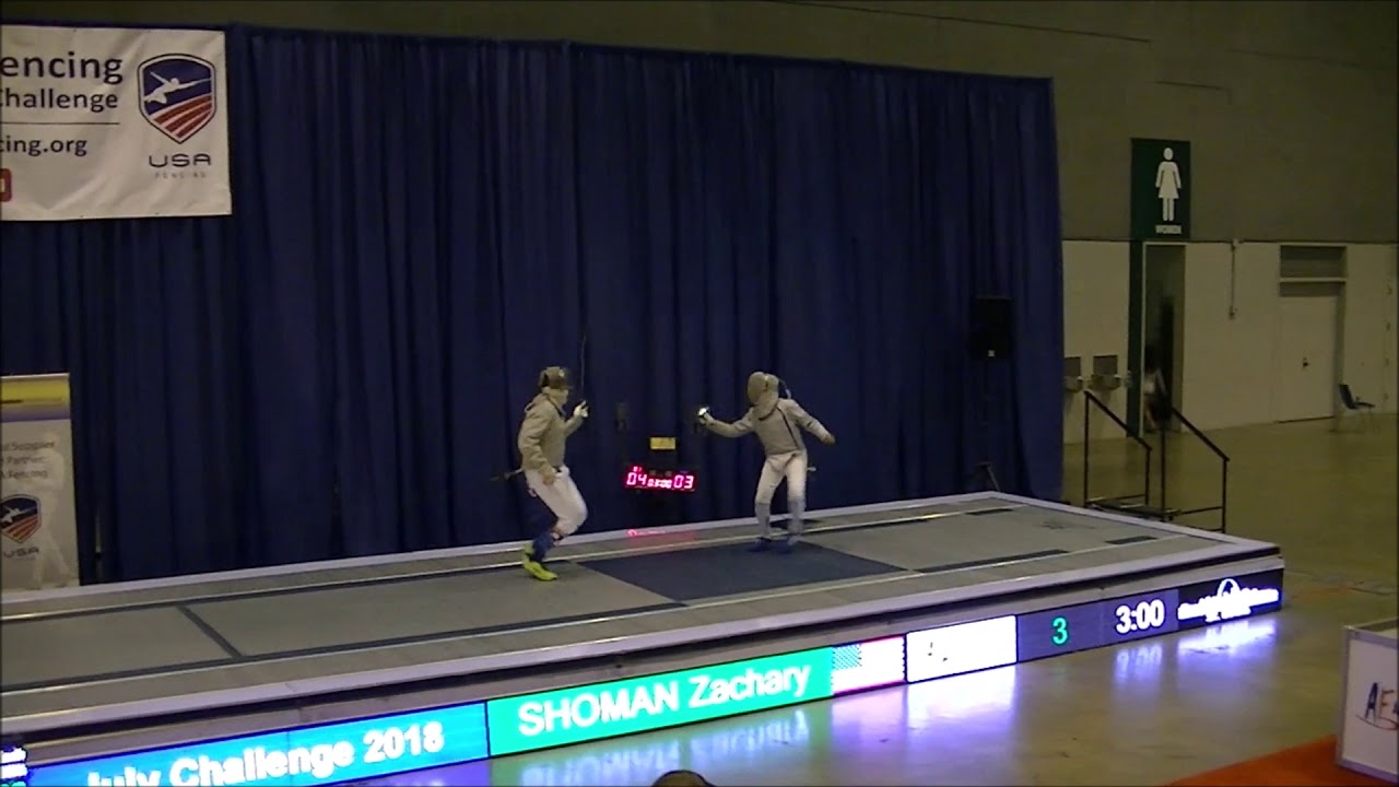 2018 National Championships Y10 Men's Saber: Atanassov vs. Shoman