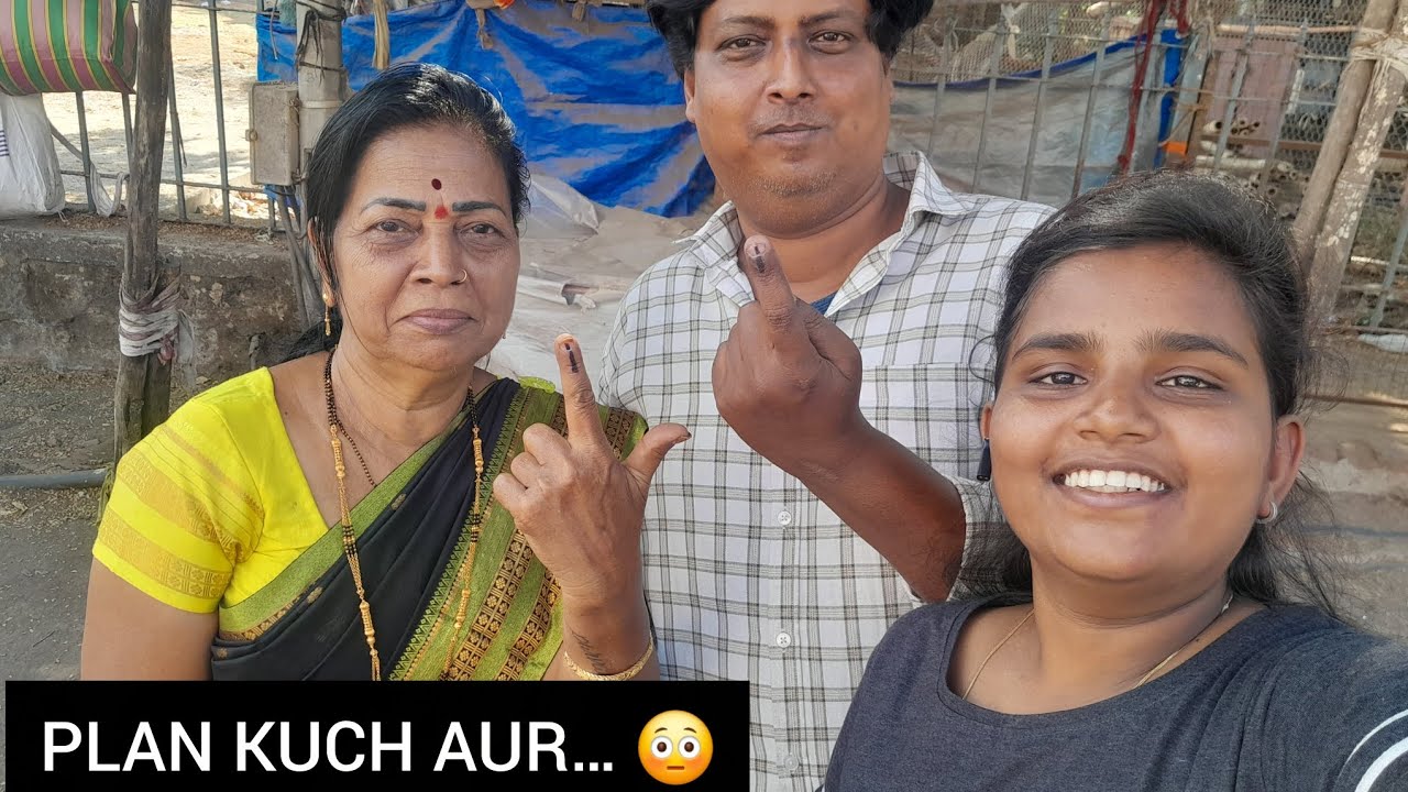 Socha kuch aur tha, lekin din ne alag hi mod le liya 😅Voting, mandir darshan aur ghar ki masti ❤️
