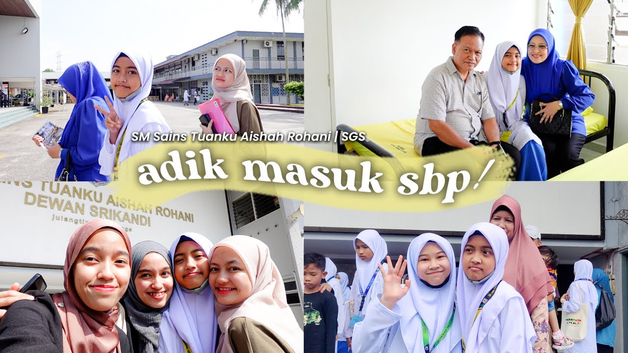 adik got into her dream school?! SGS, Seremban | #VLOG