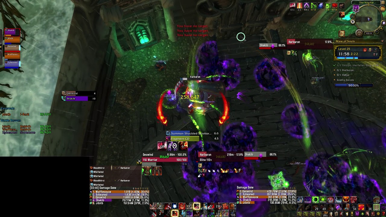 *World 1st Tyrannical* Maw+25 - Raging, Necrotic, Tyrannical (7.3.5) Fury Warrior PoV