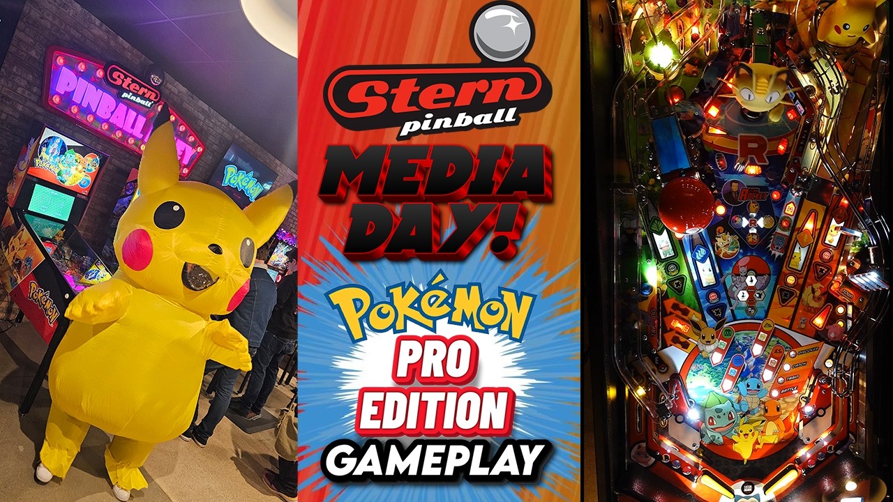 Pokemon Pinball Pro Edition Gameplay - Stern Pinball Media Day