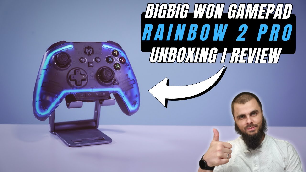 Best gamepad 2023? BigBig Won Rainbow 2 Pro Unboxing I Review I Gaming test I PC I Android iOS