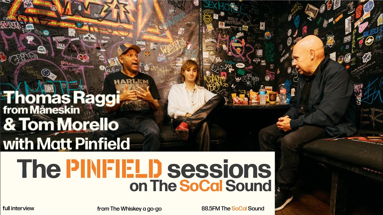 Thomas Raggi of Måneskin & Tom Morello interview at The Whiskey with Matt Pinfield - The SoCal Sound