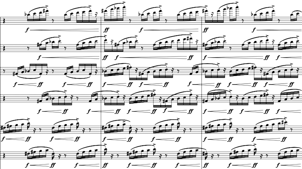 Sam Wu: aerial silk roads (2025), for orchestra [SCORE]