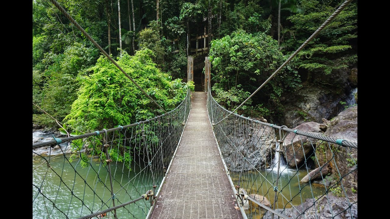 Bridge over Lasir Waterfall