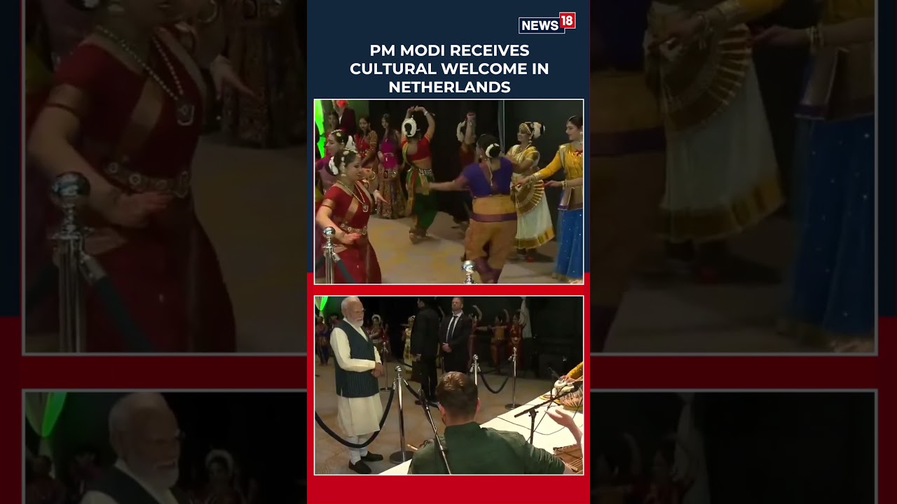 PM Modi Receives Cultural Welcome In Netherland's The Hague During Europe Diplomatic Tour | N18S