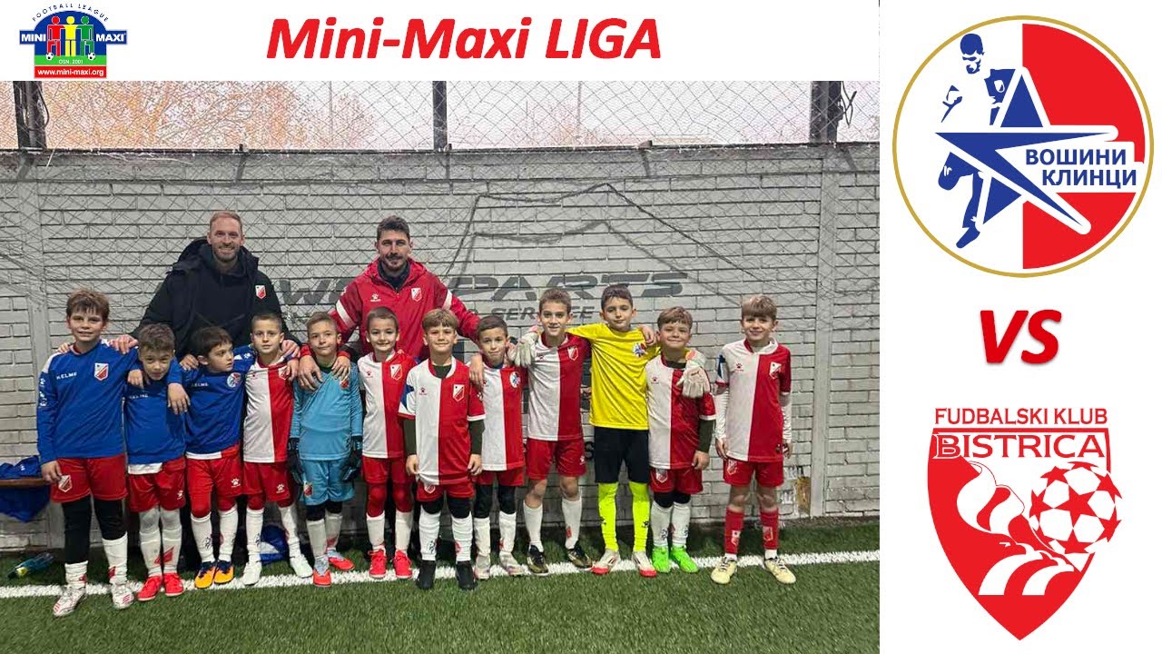 FK Vošini klinci - FK Bistrica 30.11.2025. U-8, g. 2017. Mini Maxi LIGA