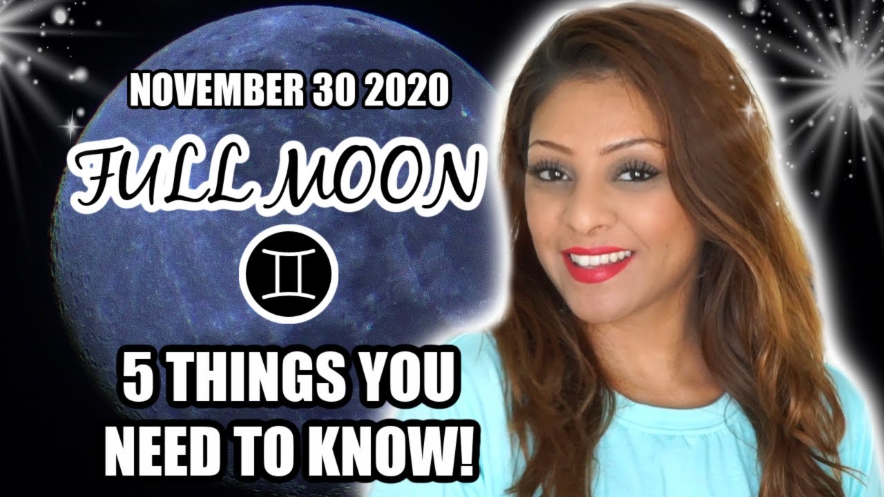 🌕 NOVEMBER 30TH 2020 FULL MOON LUNAR ECLIPSE ♊ 5 THINGS YOU NEED TO KNOW TO BE READY! 🌕
