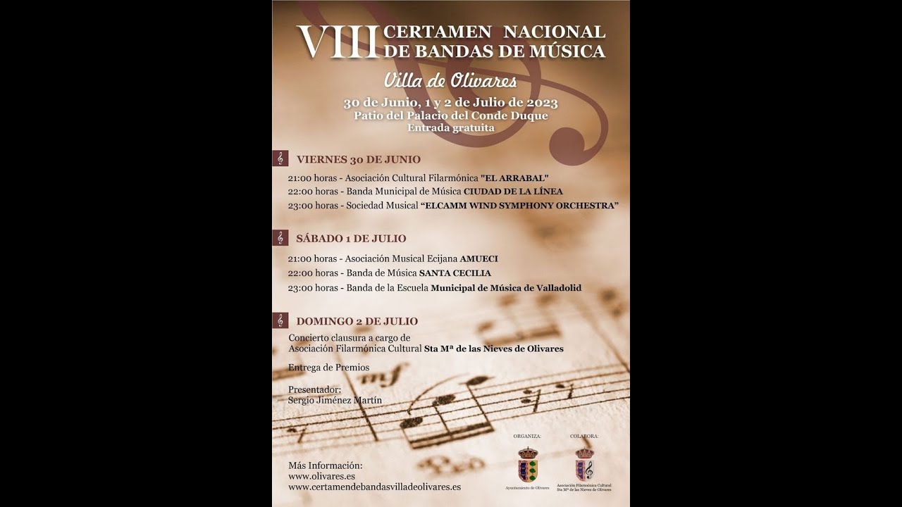 BANDA MUNICIPAL DE MÚSICA CIUDAD DE LA LINEA DE LA CONCEPCIÓN - CERTAMEN DE BANDAS - OLIVARES 2023