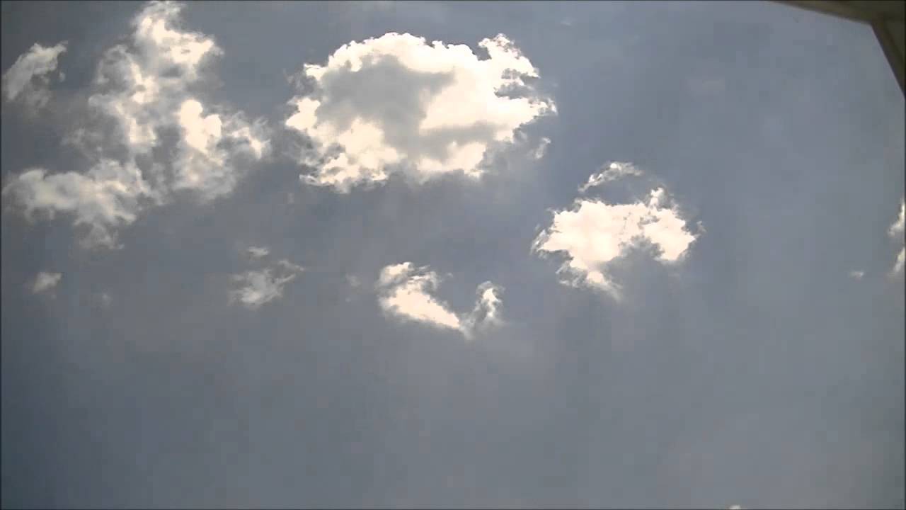 Clouds appearing and disappearing