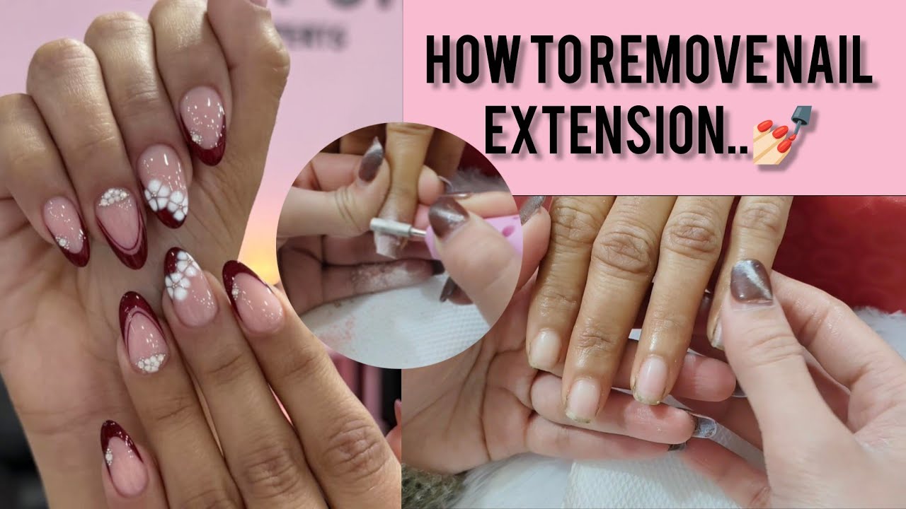 Nail Extension Removal | Step By Step Full Tutorial 