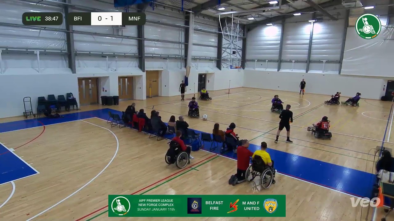 Association of Irish Powerchair Football Live Stream