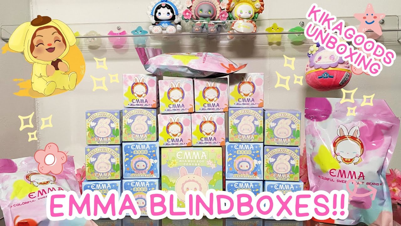 20+ EMMA BLINBOXES | KIKAGOODS UNBOXING - BEANS !!!! #emmablindbox #blindbox #luckyemma #kikagoods