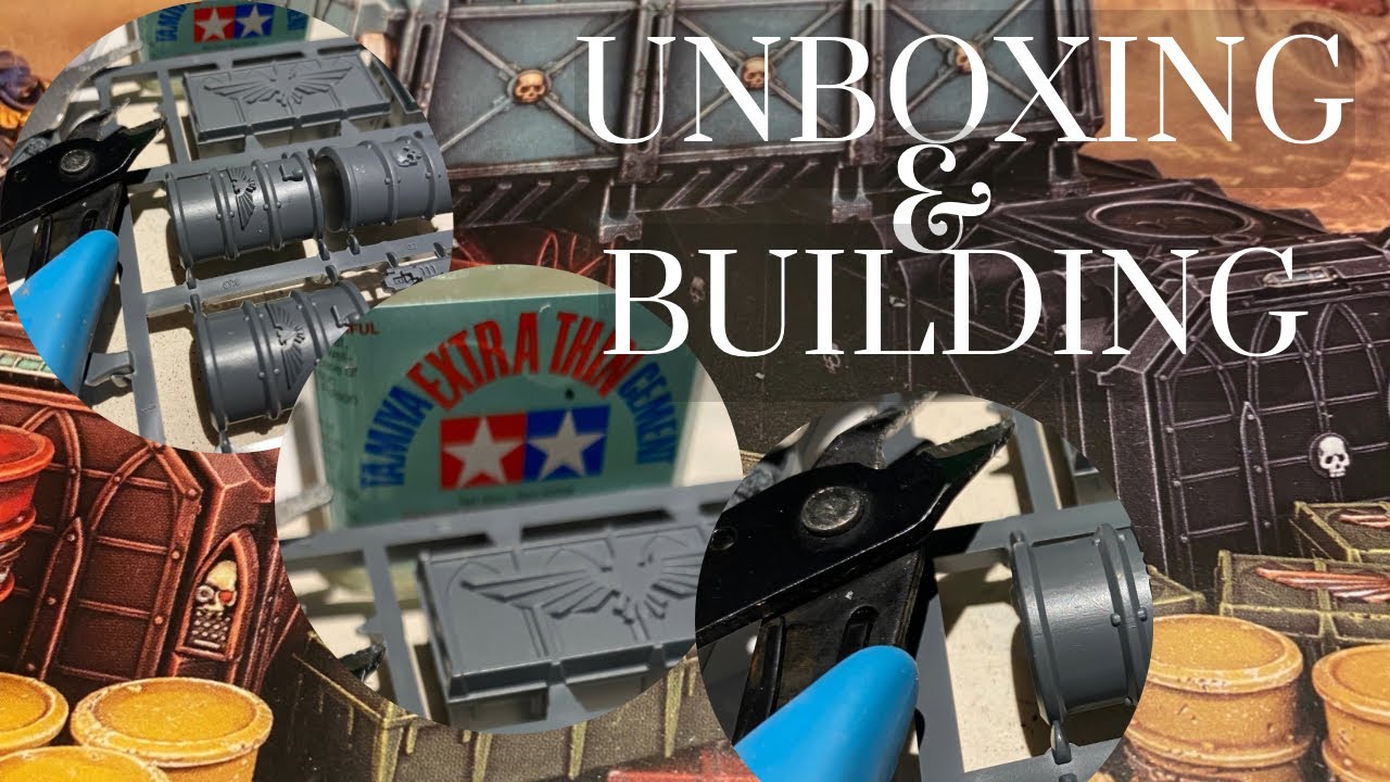 Warhammer40k Battlezone Manufactorum Munitorum Armoured Containers Unboxing & Beginner Assembly