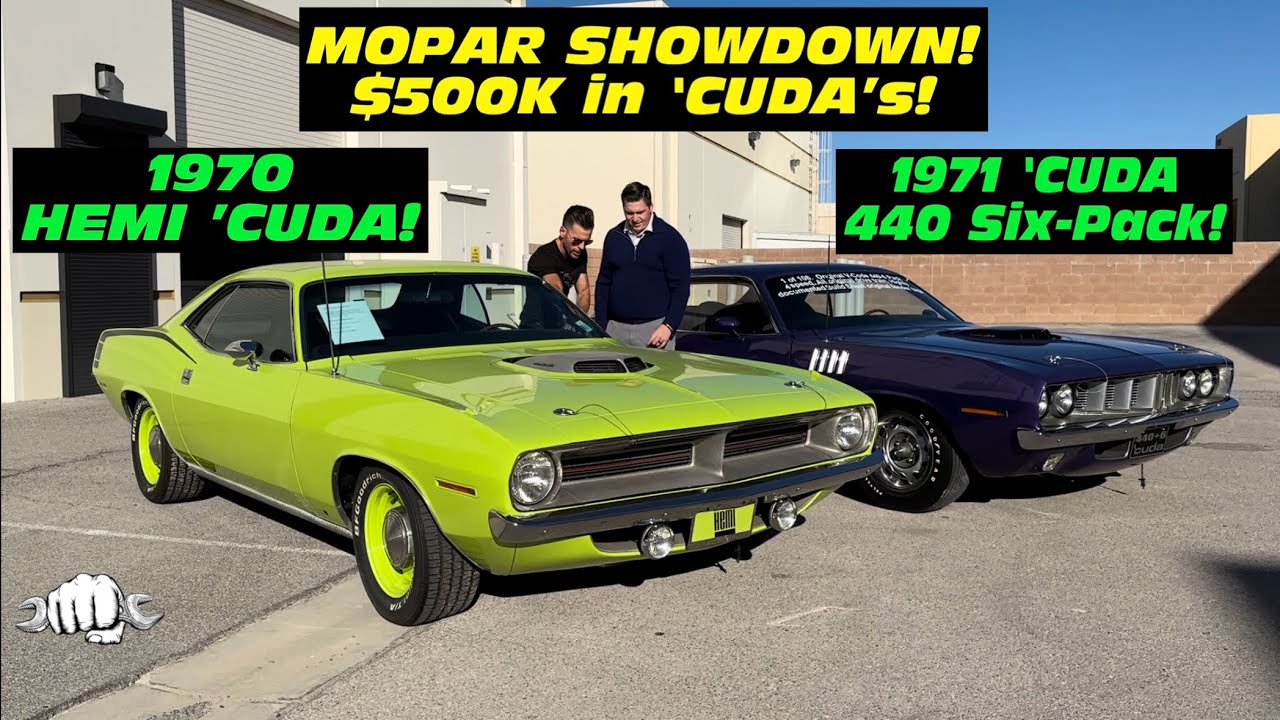 MOPAR RARITIES! 1970 Plymouth HEMI 'Cuda & 1971 'Cuda 440 Six-Pack!