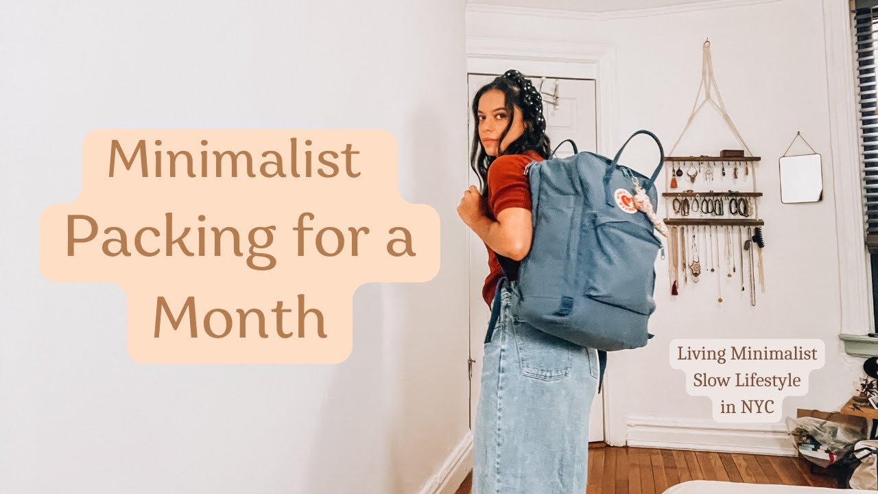 Minimalist Travel for a Month Unpacking my Light Packing - FjallRaven Backpack