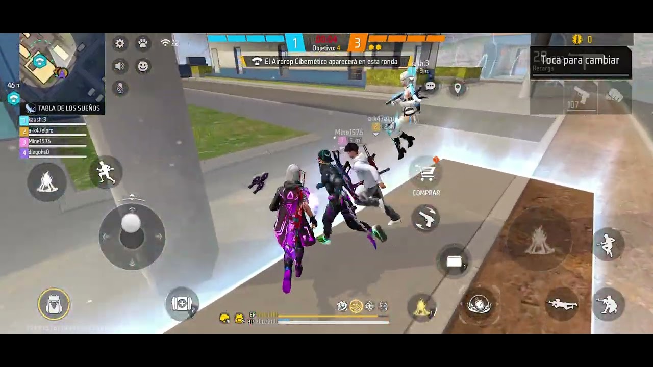 Esta fue una partida MUY TENSA Free fire