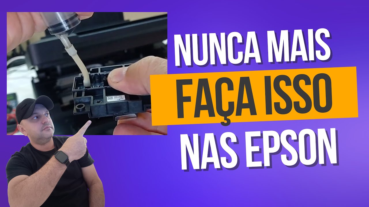 Nunca mais cometa esse erro na sua CABEÇA DE IMPRESSÃO DA EPSON