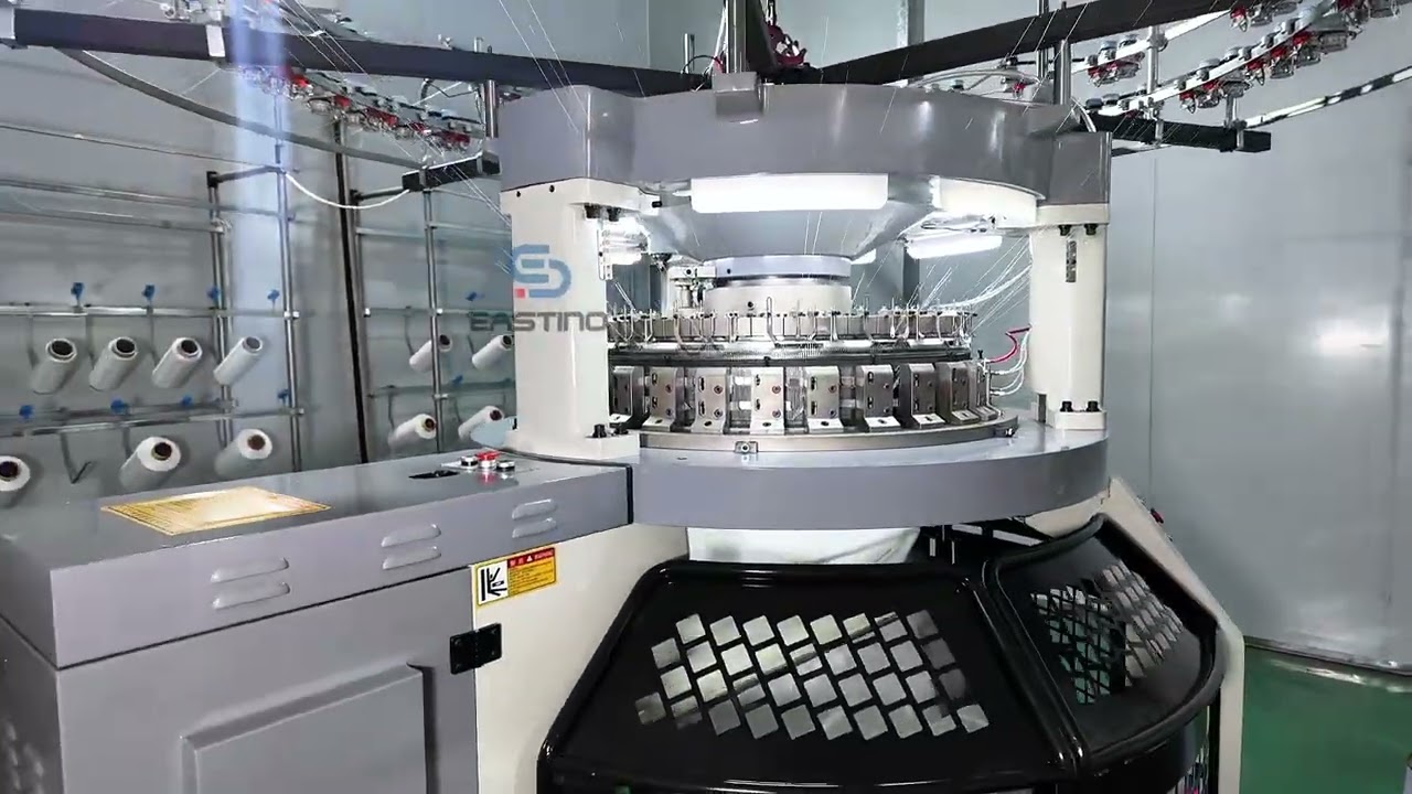 34&rdquo; 12G 1272T 56F double jersey loop cut circular knitting machine
