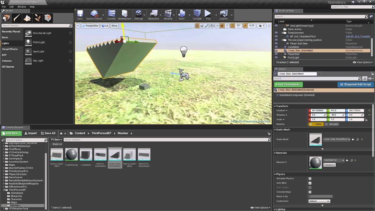 Unreal Engine 4 101 Ep.1: Navigating the Viewport, Snapping & Window Layouts Full HD