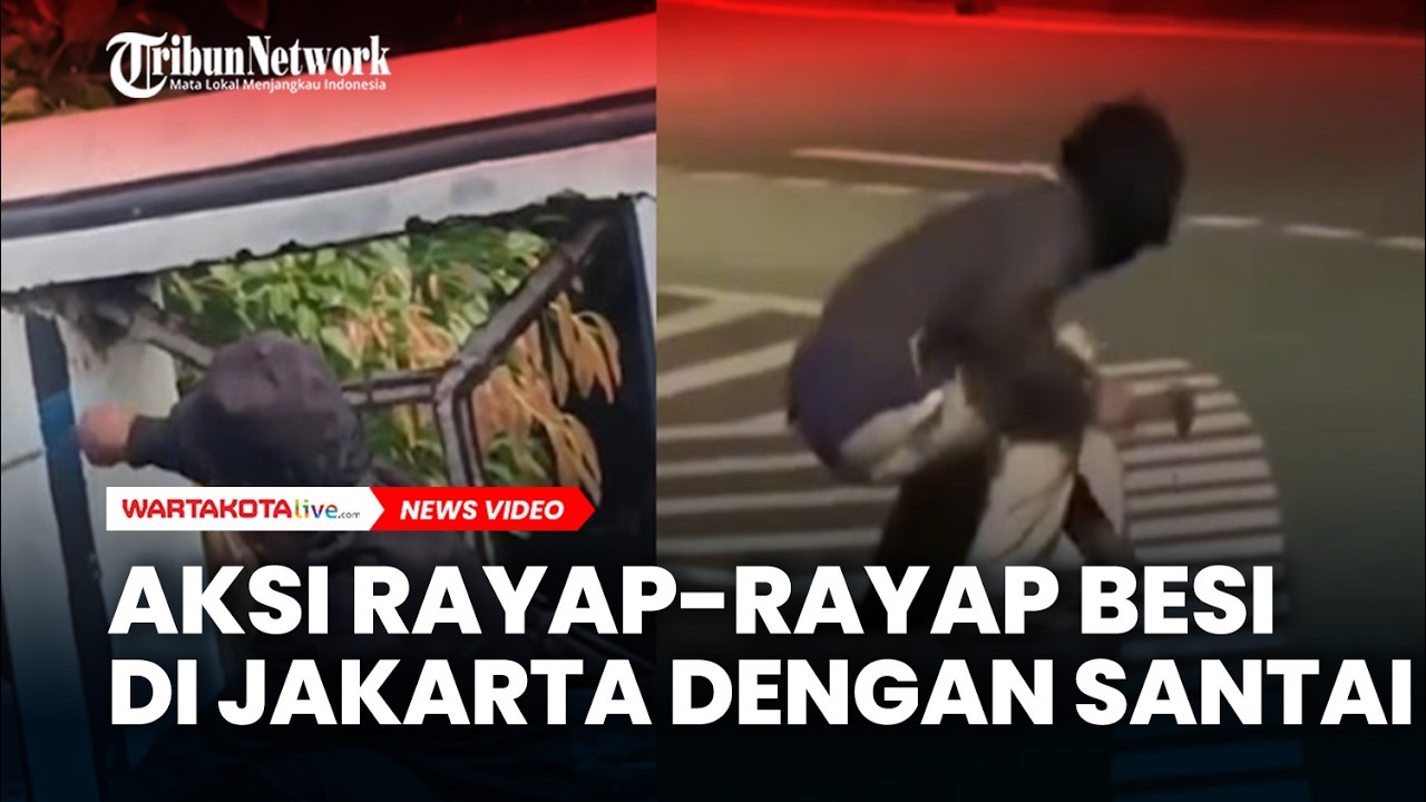 Aksi Rayap-rayap Besi di Jakarta dengan Santai