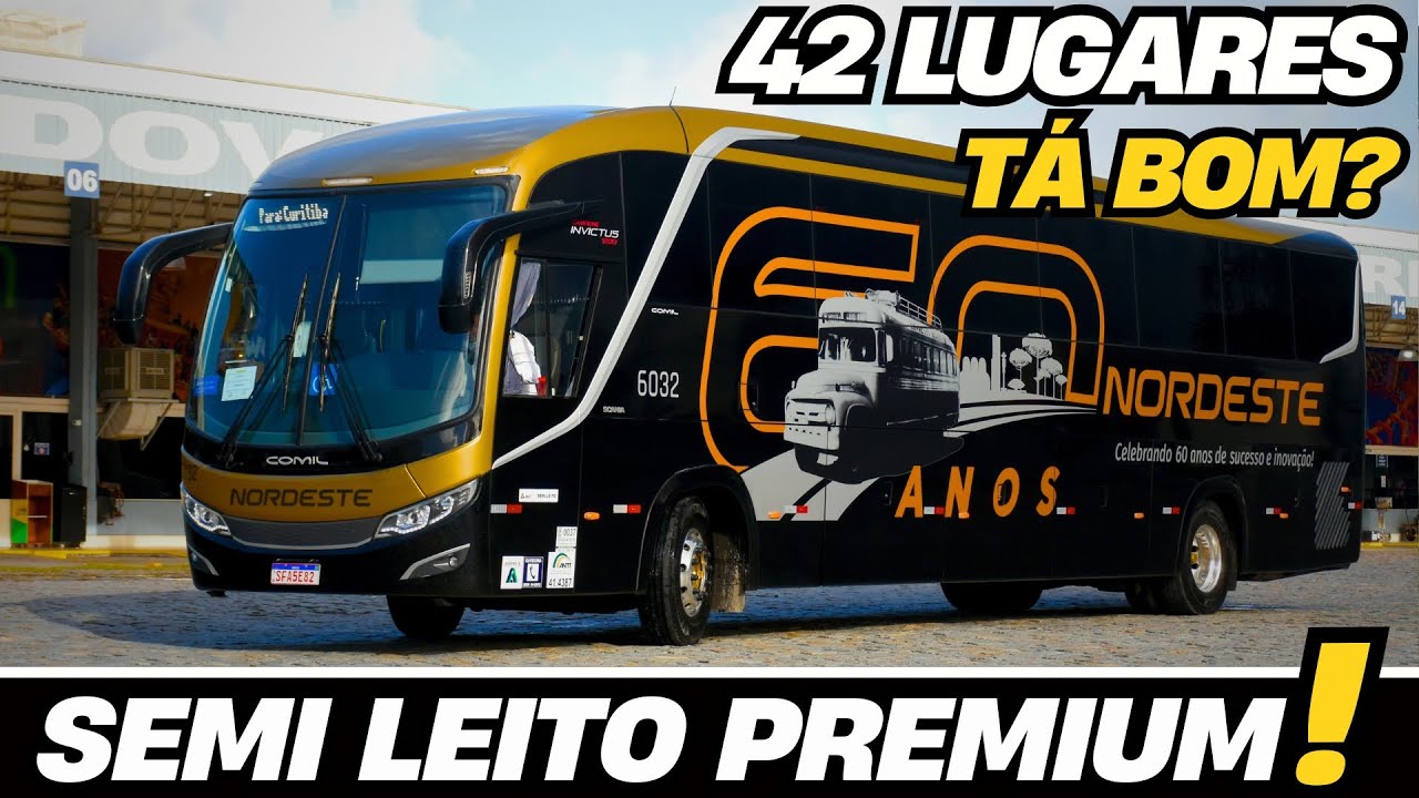 ÔNIBUS SEMI LEITO É BOM? EXPRESSO NORDESTE | COMIL CAMPIONE INVICTUS 1200 SCANIA K370