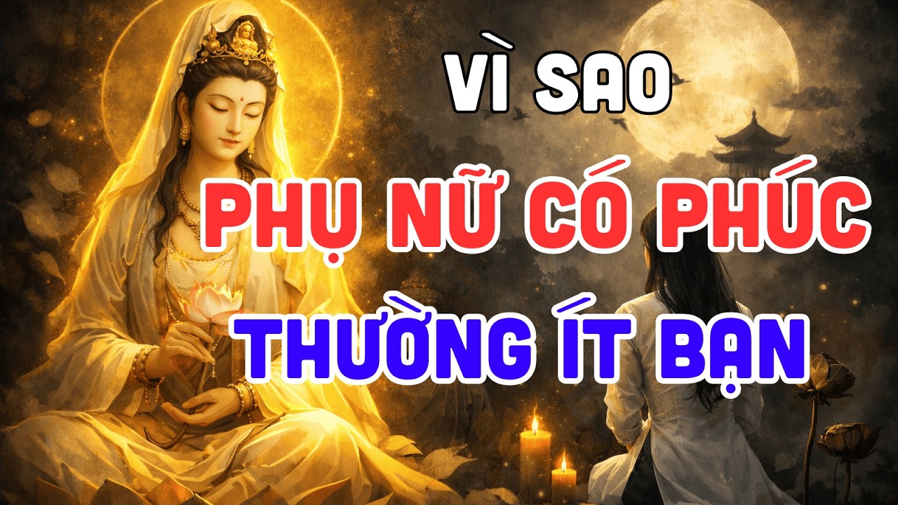 Phật Dạy: Phụ Nữ Có Phúc Thường Ít Bạn – Phật Giáo Hé Lộ Điều Ít Người Biết | Tu Phật Tại Gia
