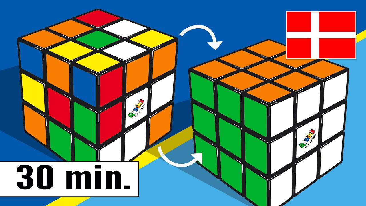 Nem Guide Til At Løse Rubik's Cuben - 30min Professorterning Løsning  I  MasterCubeStore.dk