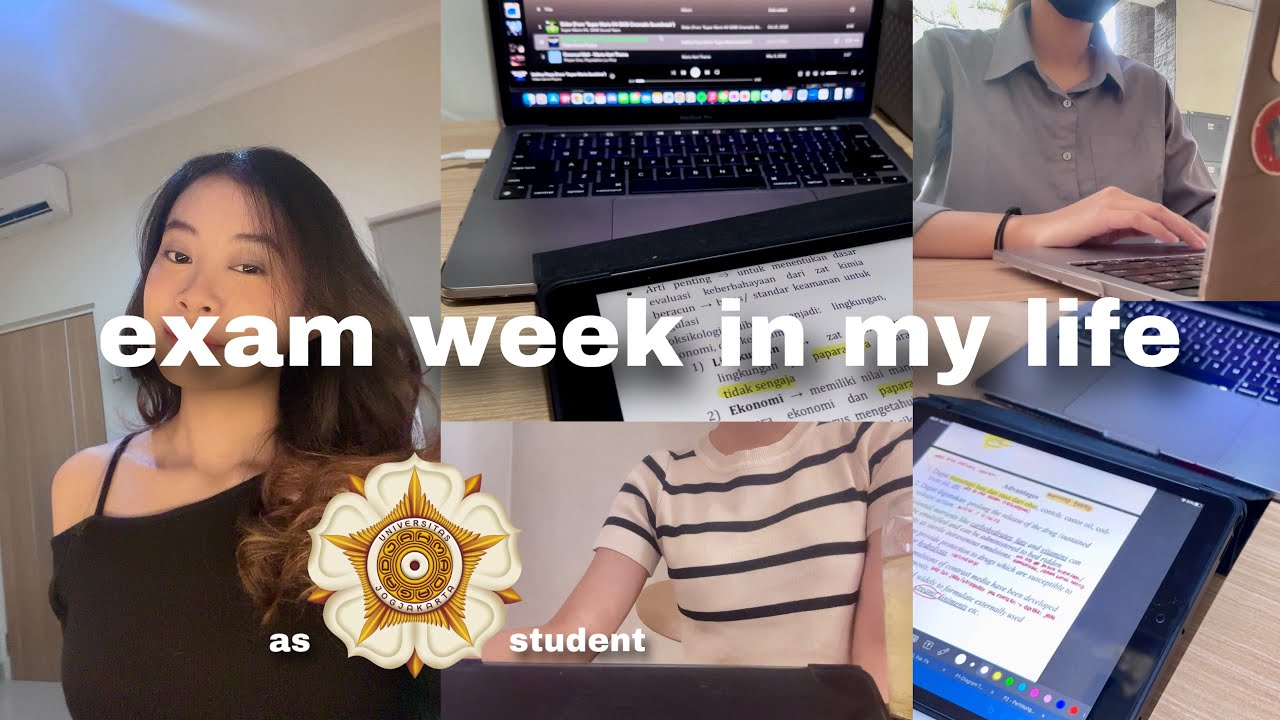 exam week in UGM (vlog) | uni diaries | sleep deprived, all nighter, productive days