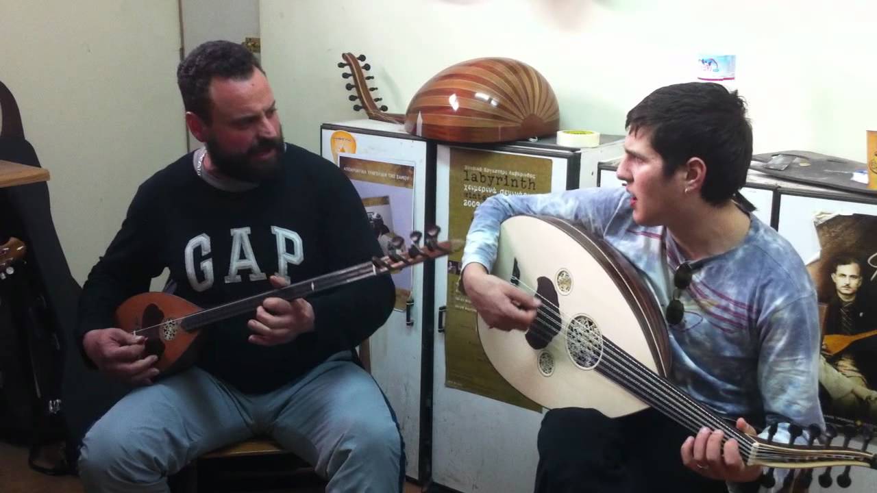 toutoi oi mpatsoi pou hrthan twra,bouzouki tzouras oud  by D.Rapakousios