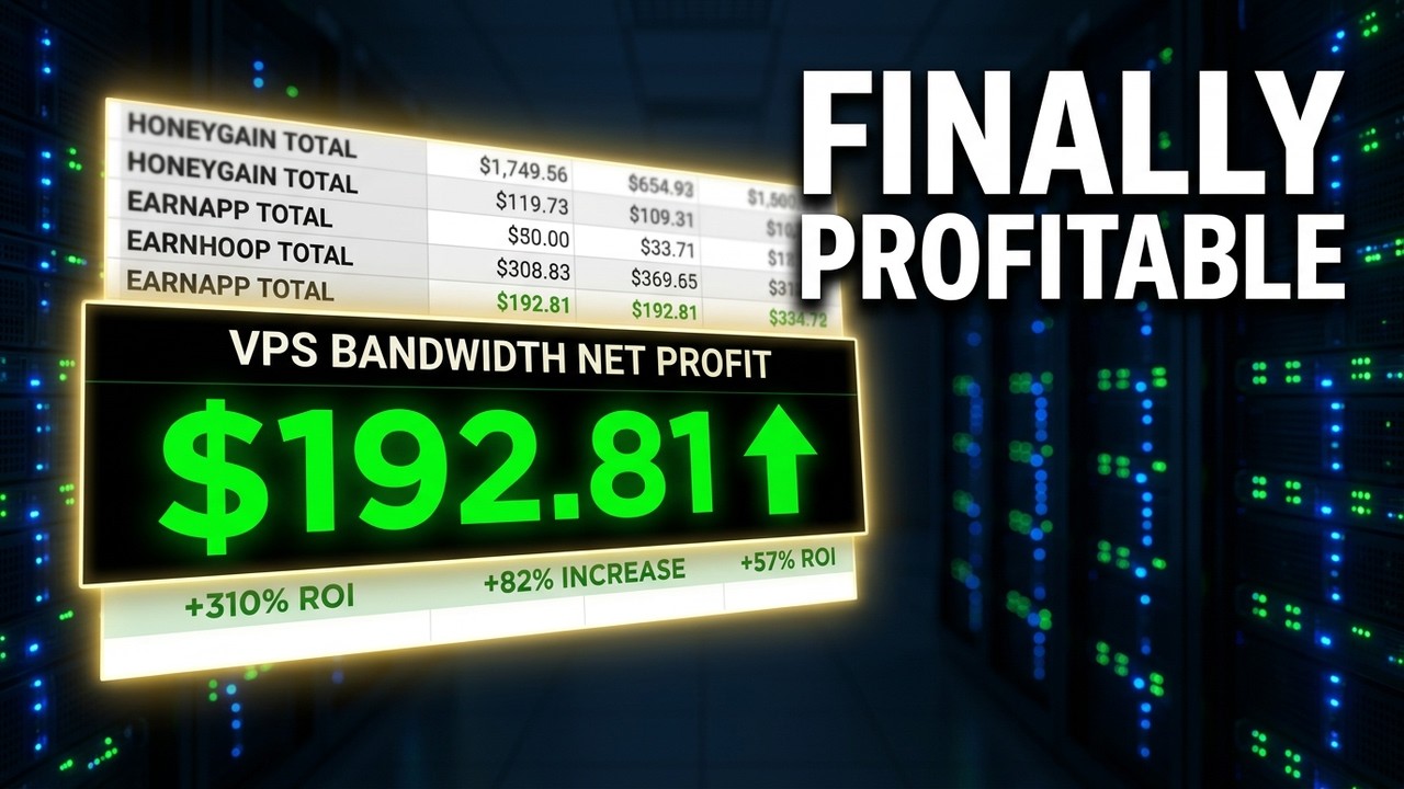 Earning Passive Income Sharing Bandwidth Through VPS's