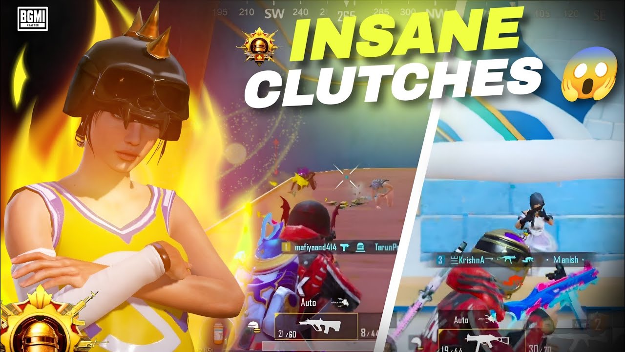 INSANE 1V2 CLUTCHES 🔥| BGMI #bgmihighlights #bgmislive #bgmi #bgmivideos #bgmigameplay #bgmishorts  