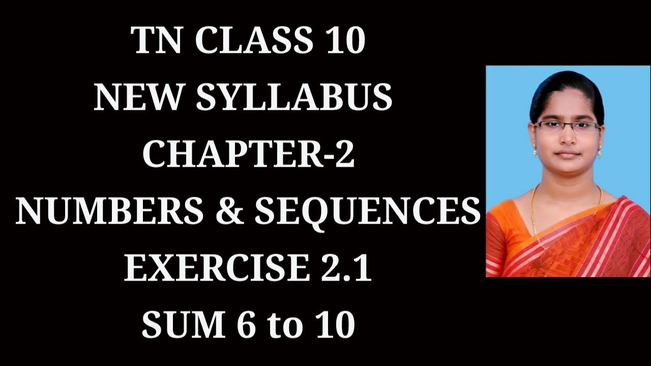 10th maths Ch-2 Numbers and Sequences| Exercise-2.1(6 to 10) sums| Samacheer One plus One channel