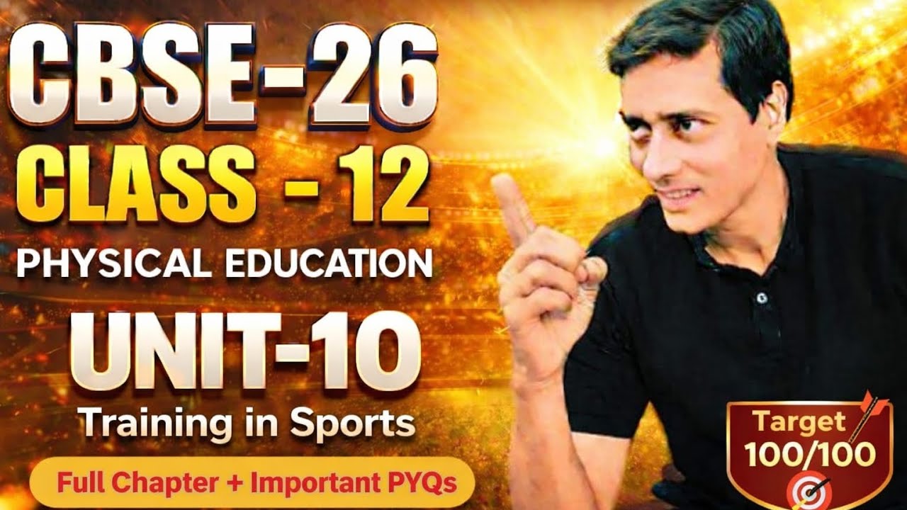 Training in Sports Class 12 One Shot | Chapter 10 Full Chapter Revision 🔥