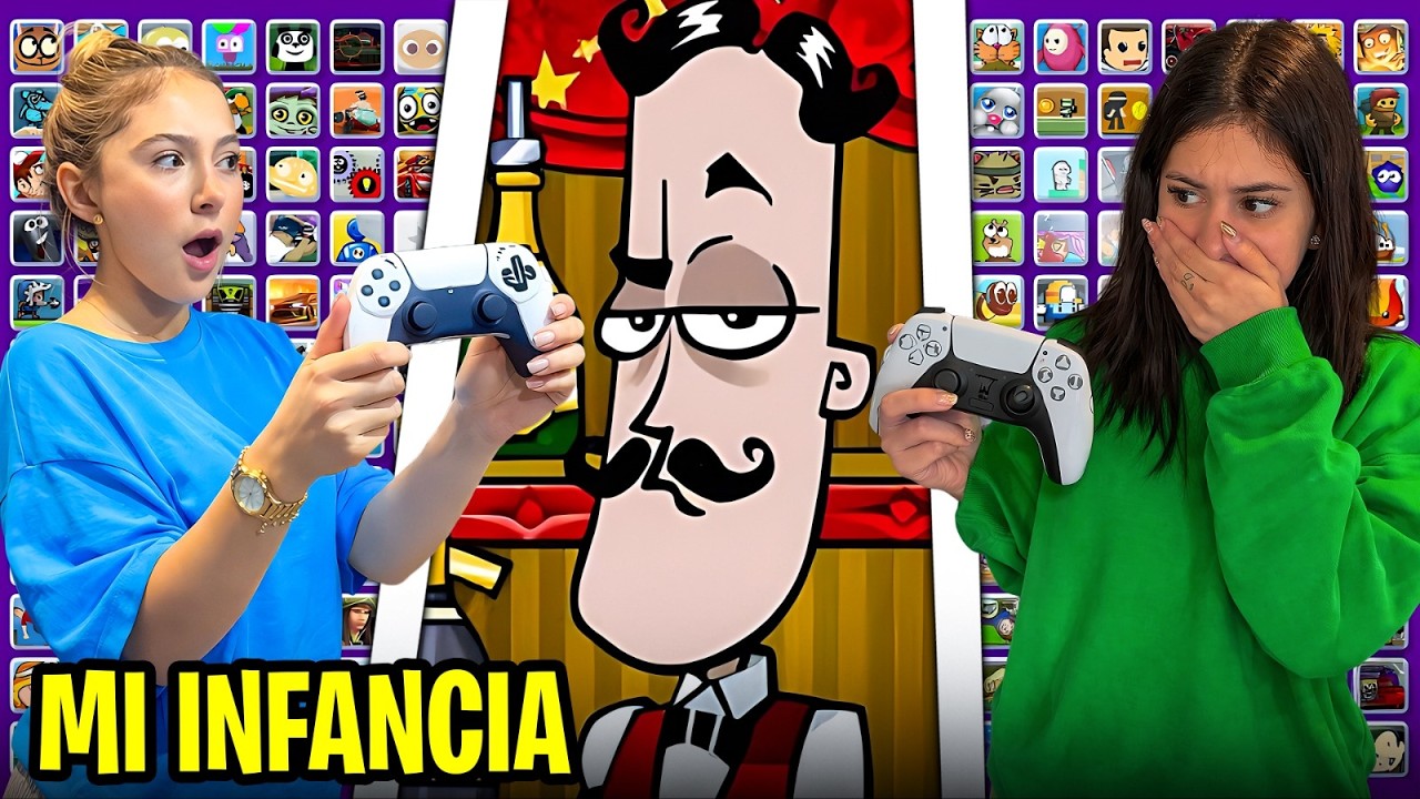 ENCONTRAMOS LOS JUEGOS MAS VIEJOS DE INTERNET😳 | Hermanas JM