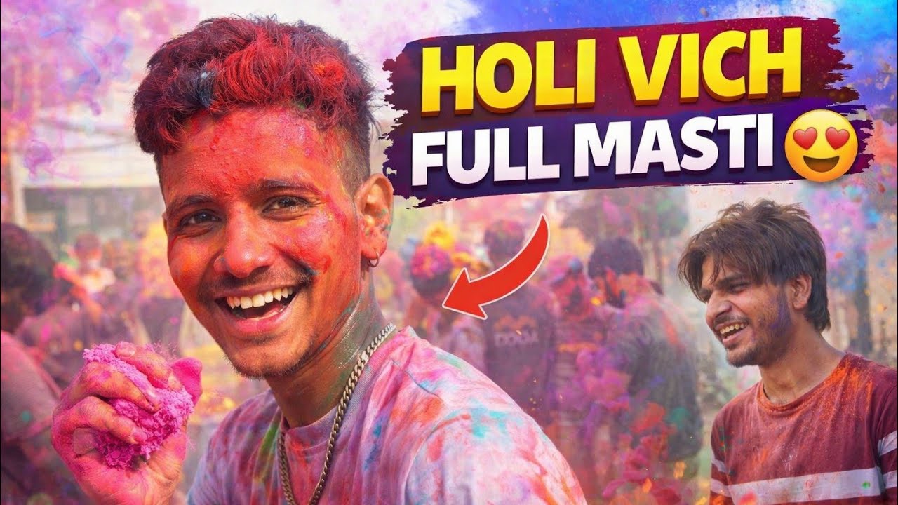 Pind vich holi taa puri masti kiti
