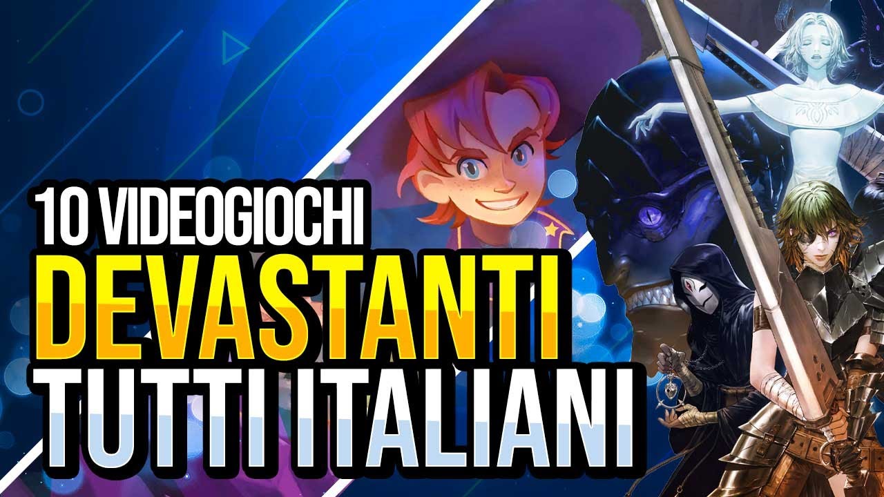 10 VIDEOGIOCHI DEVASTANTI tutti ITALIANI 🚨