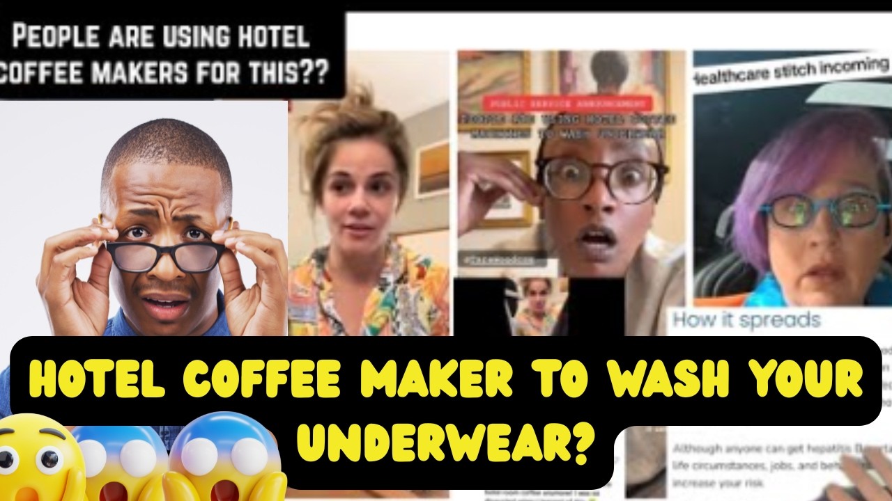 Coffee machine NONSENSE HACK  in the hotel rooms that got the internet SPIKING for CONVERSATION!!