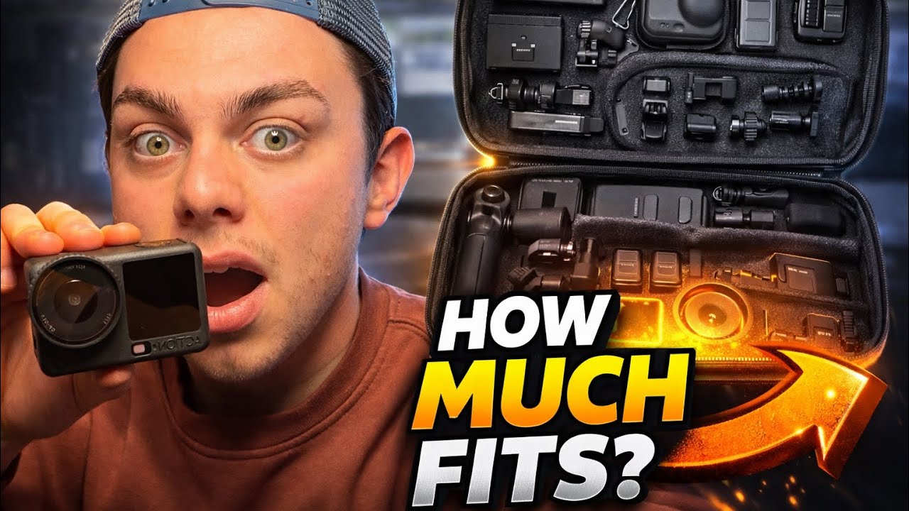 The DJI Osmo Action carry bag is INSANE!