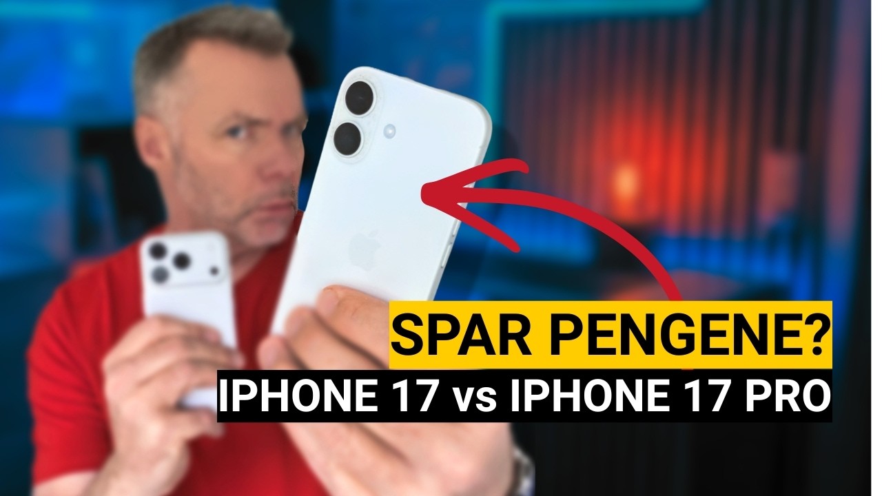 Phone 17 test vs Pro: Kan du undvære dette for 2.500 kr.?