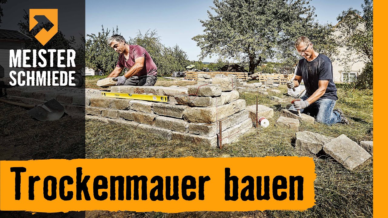 Trockenmauer bauen | HORNBACH Meisterschmiede