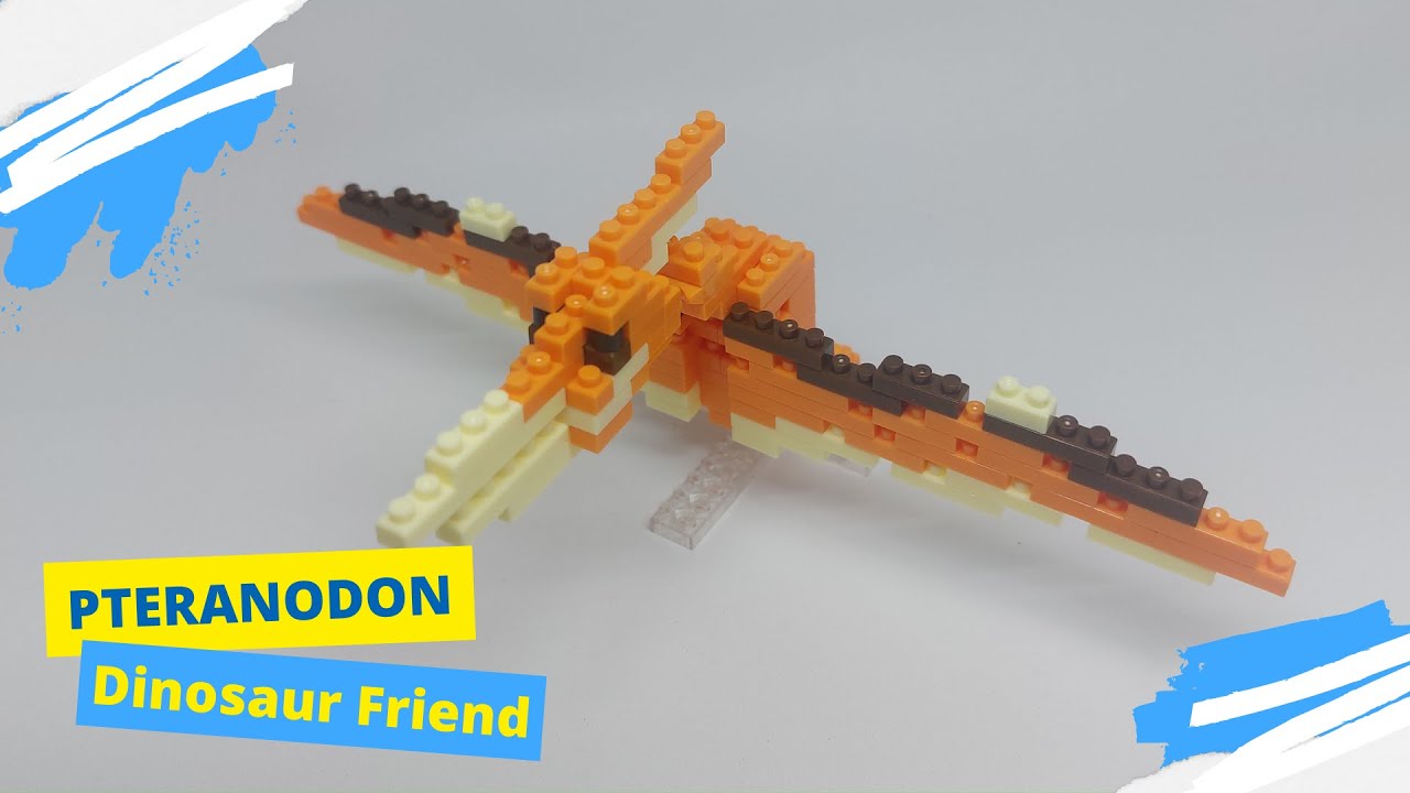 DAISO Pteranodon |  Dinosaur Block | Lego Petit Block #build #block #brick #lego