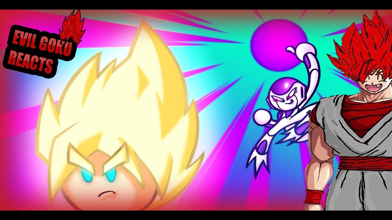Evil Goku Reacts To Frieza Saga in a Nutshell