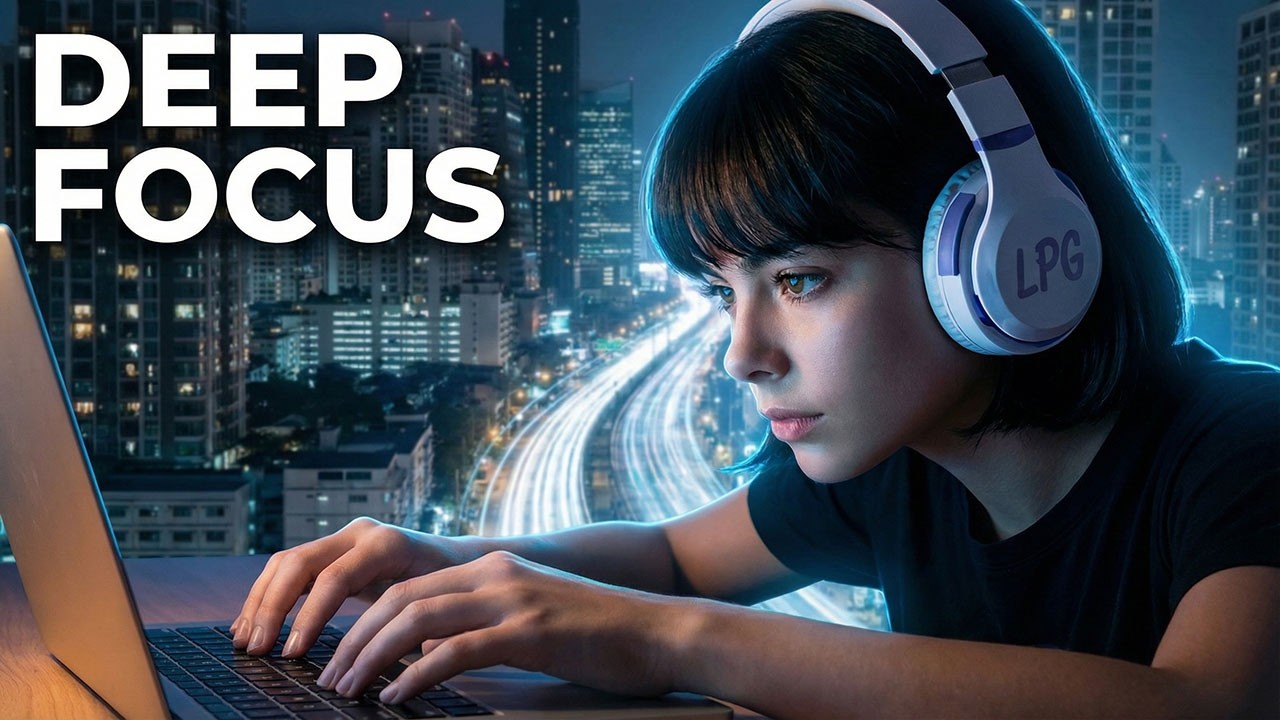 Deep Focus Lofi Music for Work, Study & Coding |  Lofi Pretty Girl