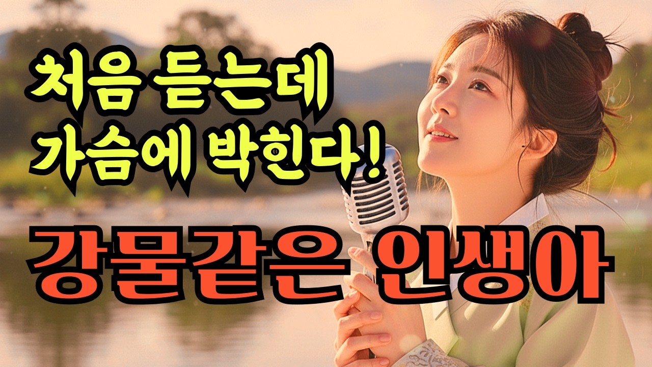 🌟 강물같은 인생아 | 듣자마자 눈물 나는 세월의 위로 트로트ㅣ중년 감성 인생 노래 #5060 #7080