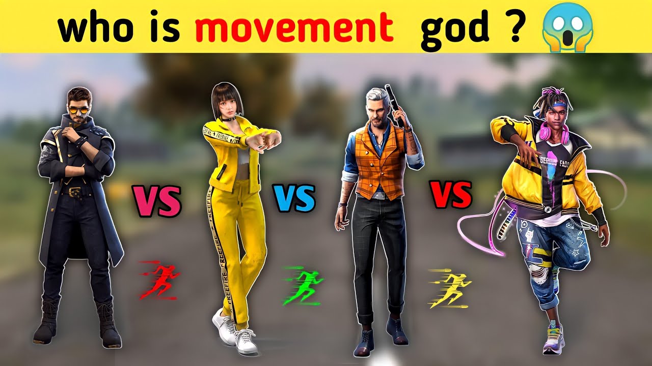 who is movement god | alok vs kally vs Joseph vs d bee 🔥ability test & compare |