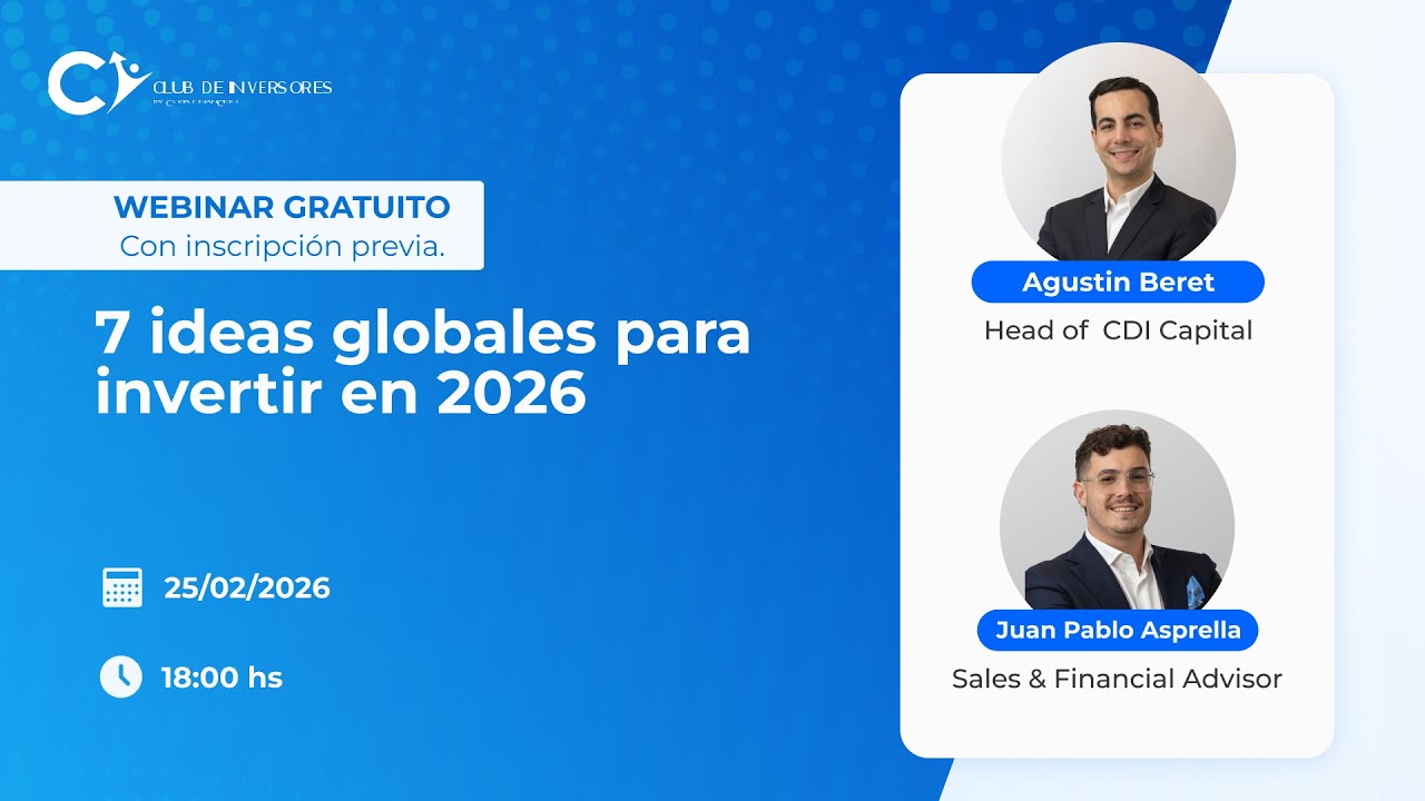Webinar: 7 ideas globales para invertir en 2026