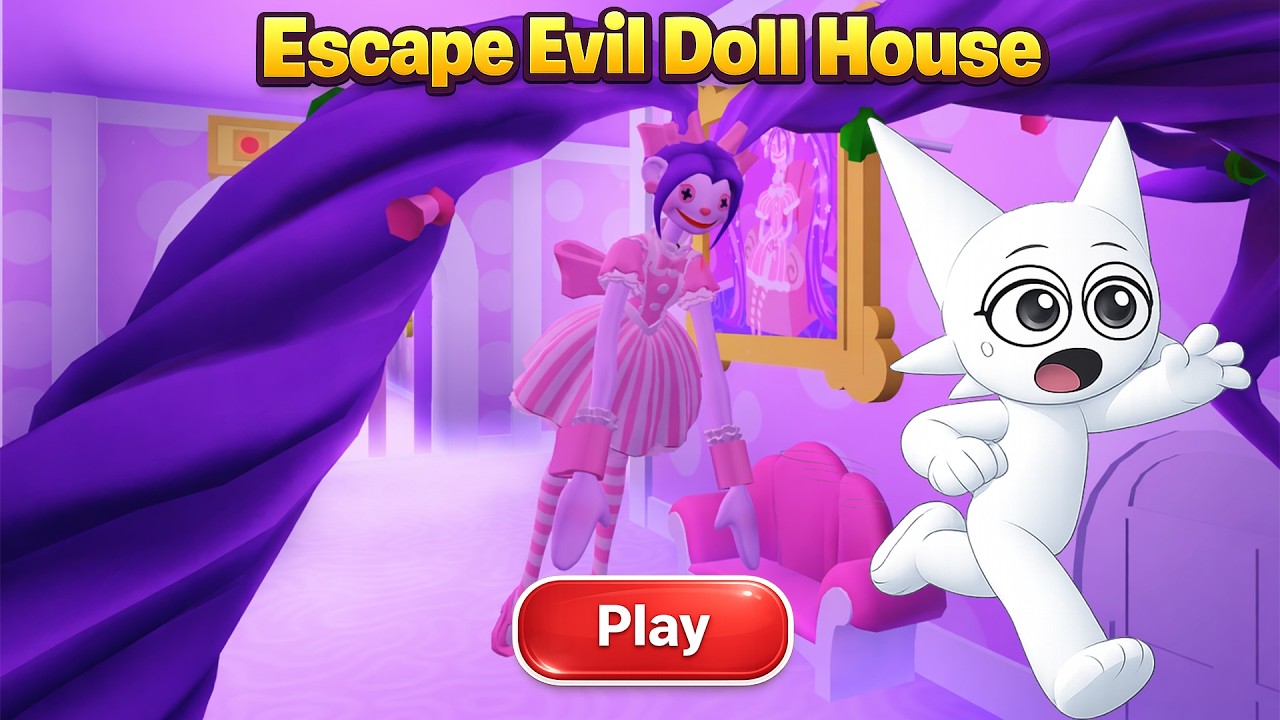 Wenda Plays Escape Evil Doll House (Obby) in Roblox